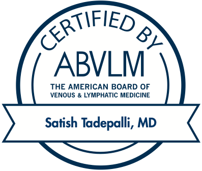 Dr. Satish Tadepalli — Certified by the American Board of Venous & Lymphatic Medicine